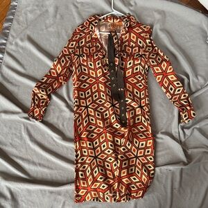 Tory Burch Geometric Patterned Dress